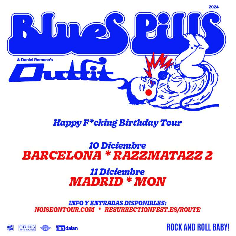 Horarios de los conciertos de Blues Pills en Barcelona y Madrid