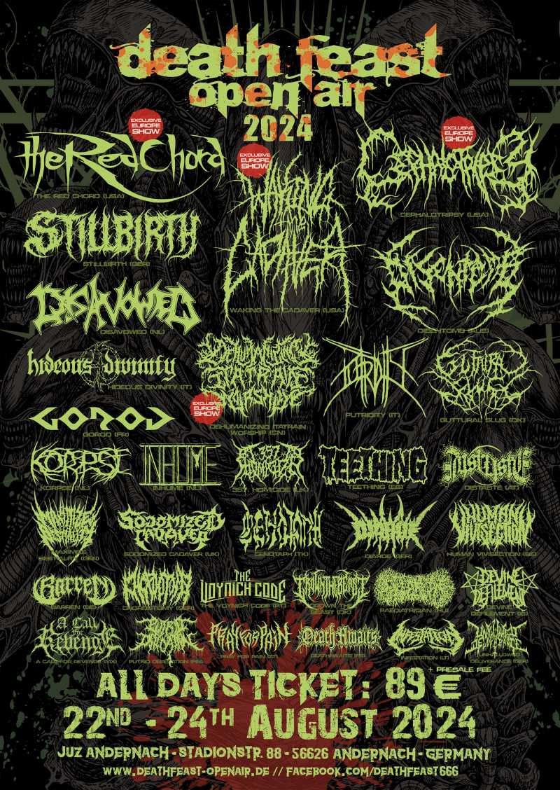 Información del Deathfeast Open Air 2024 de Alemania