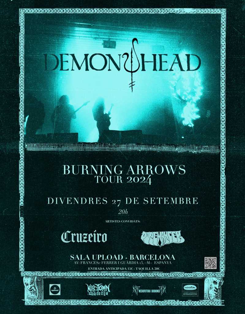 Concierto de los daneses Demon Head en Barcelona