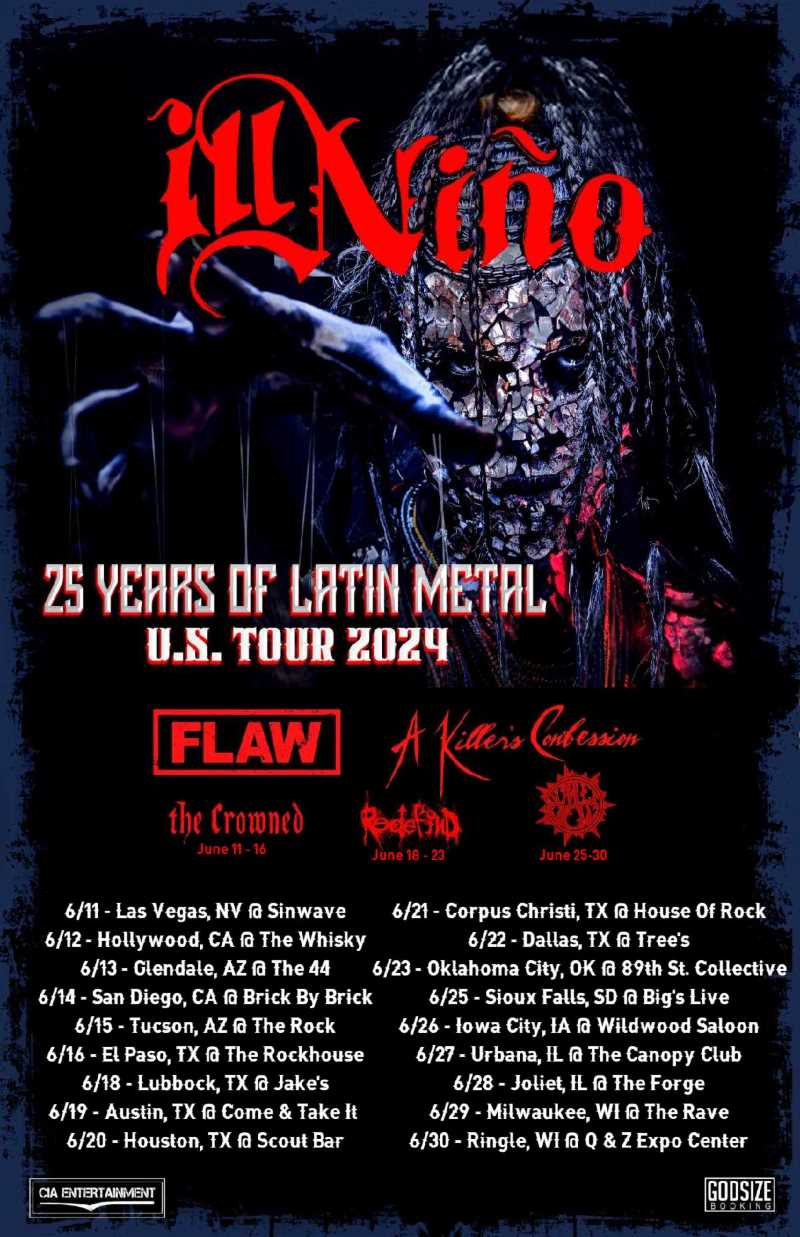 Gira veraniega de Ill Niño y dos nuevos EPs