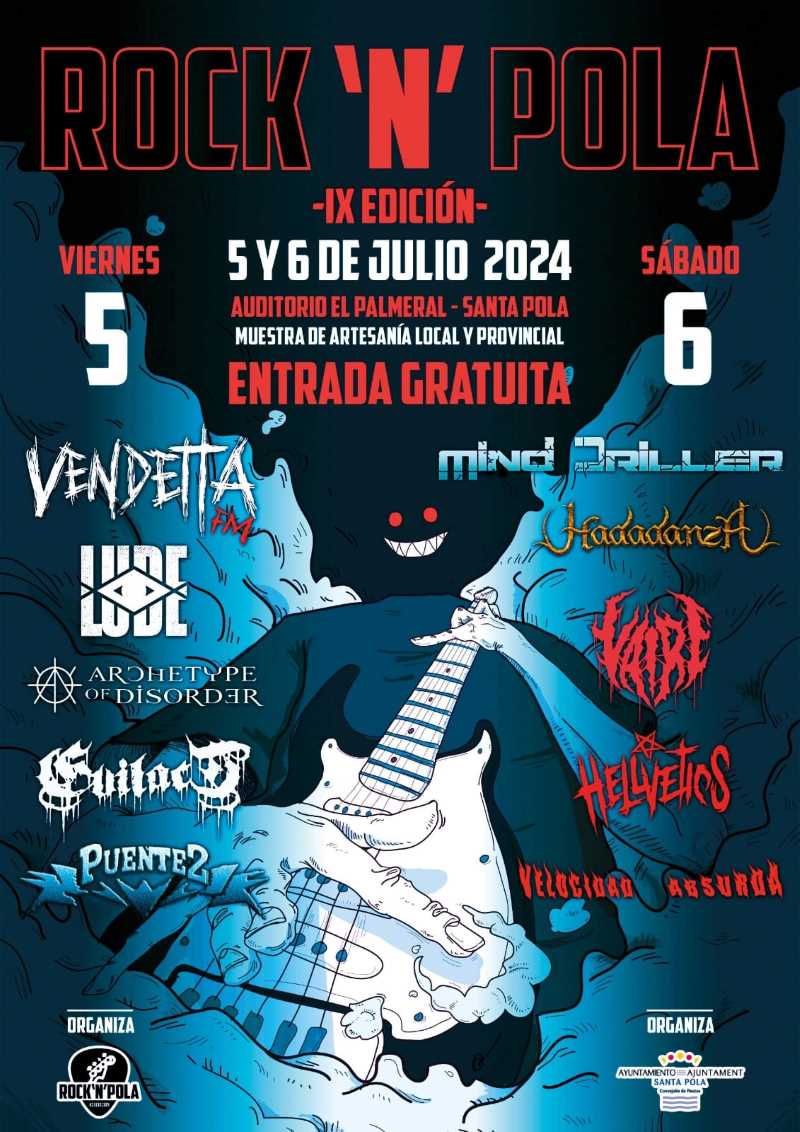 Los días 5 y 6 de julio el Rock’n’Pola 2024