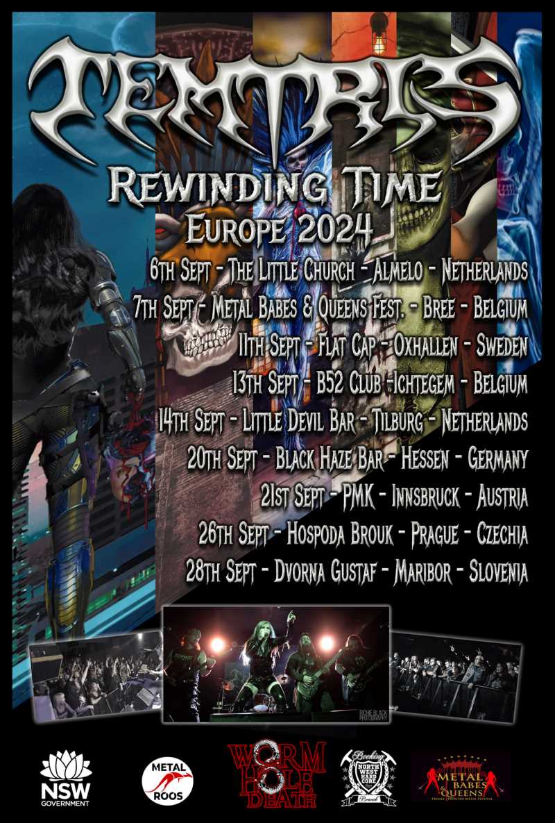 Fechas del tour europeo de los australianos Temtris