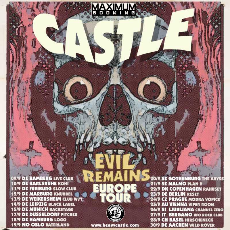Castle presenta las fechas de su gira europea