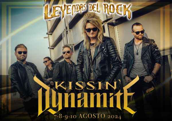 Kissin´Dynamite confirmados en el Leyendas del Rock 2024