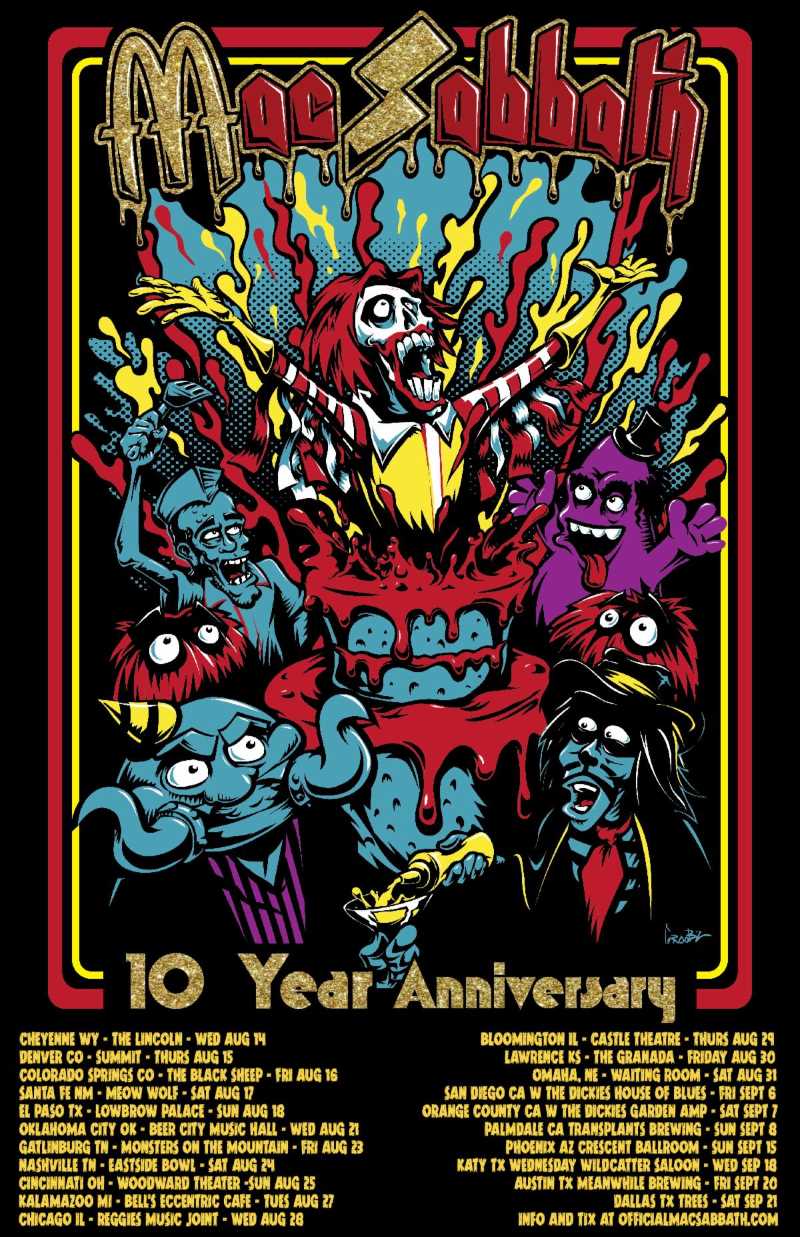 Más fechas de la gira norteamericana de Mac Sabbath