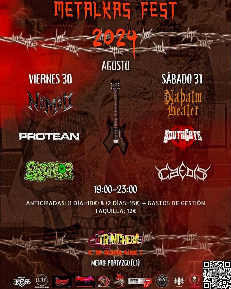 El Metalkas Fest el 30 y 31 de agosto en Madrid