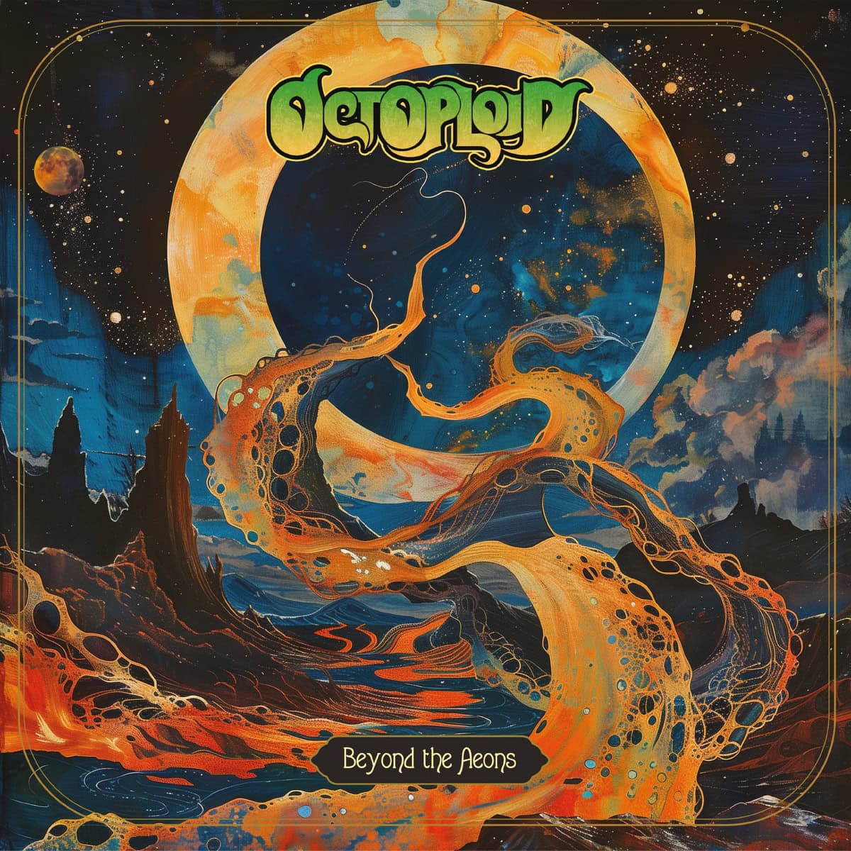 lli-Pekka Laine (Amorphis, Barren Earth, Mannhai) y su nueva  banda Octoploid han lanzado su trabajo debut “Beyonf The Aeons”  el pasado 5 de julio  de 2024.