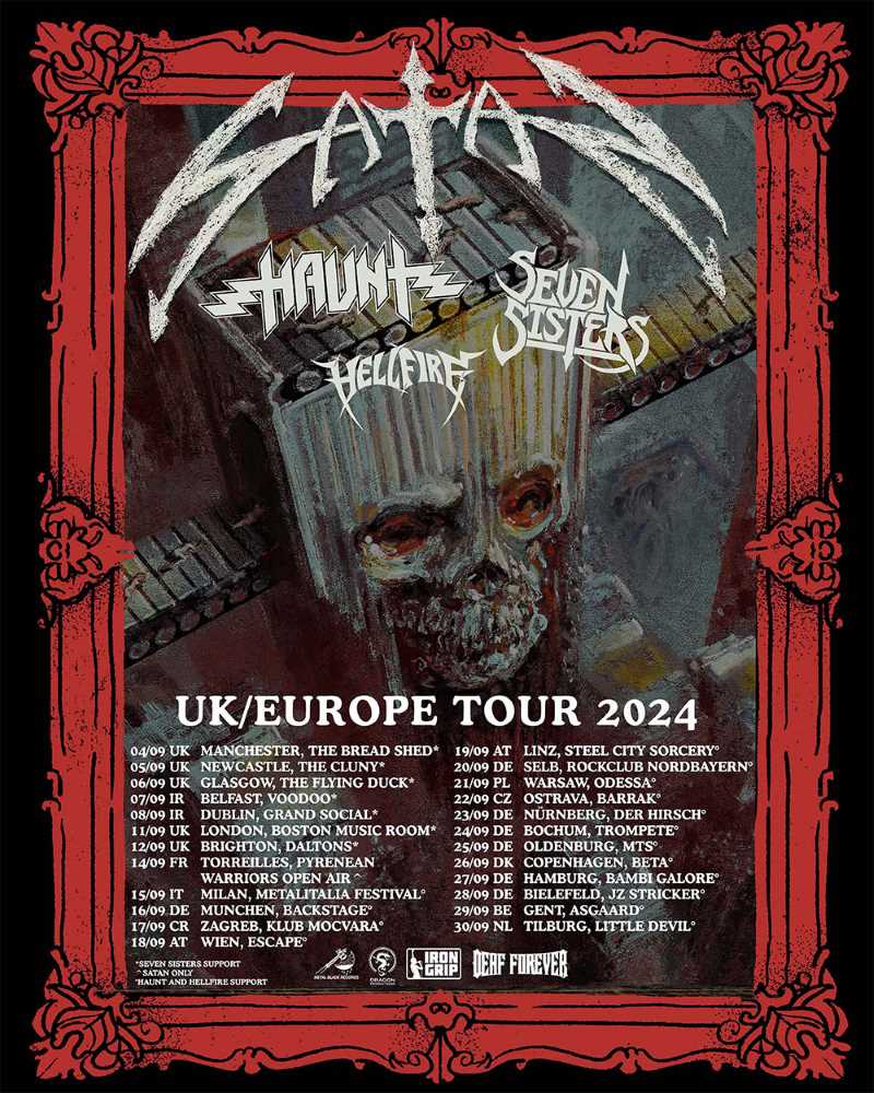 Satan presenta su gira europea para el mes de septiembre