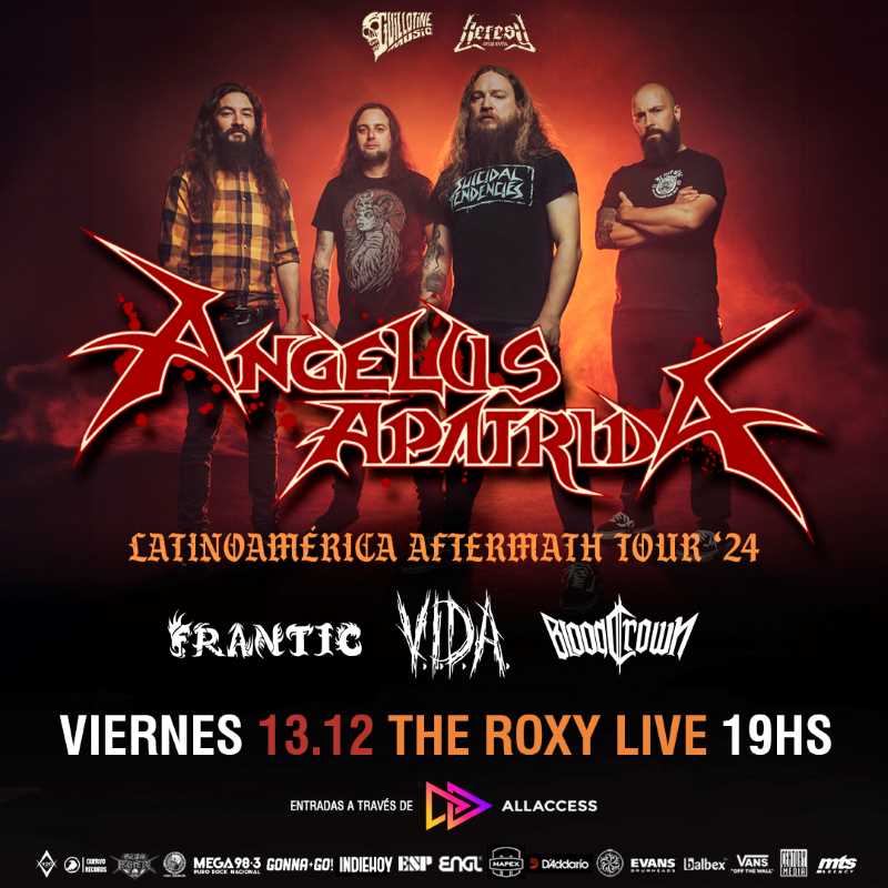Angelus Apatrida en Buenos Aires (Argentina) el 13 de diciembre