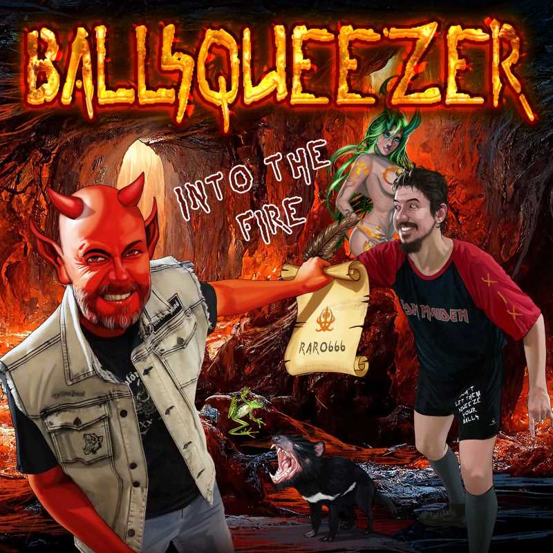 Ballsqueezer presenta su disco «Into the Fire»