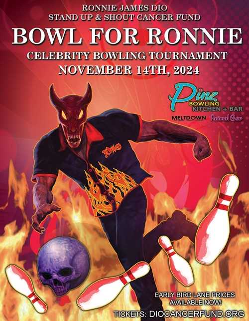 Nueva edición del «Bowl For Ronnie», torneo de bolos benéfico para la fundación de Dio