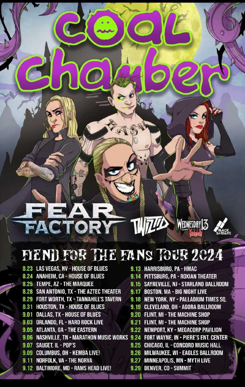 Tour norteamericano de Coal Chamber con Fear Factory