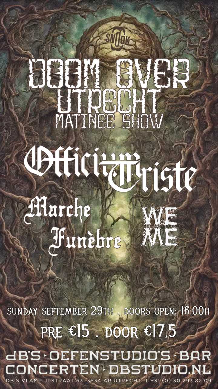 Doom Over Utrecht un festival dedicado al Doom Metal en Países Bajos