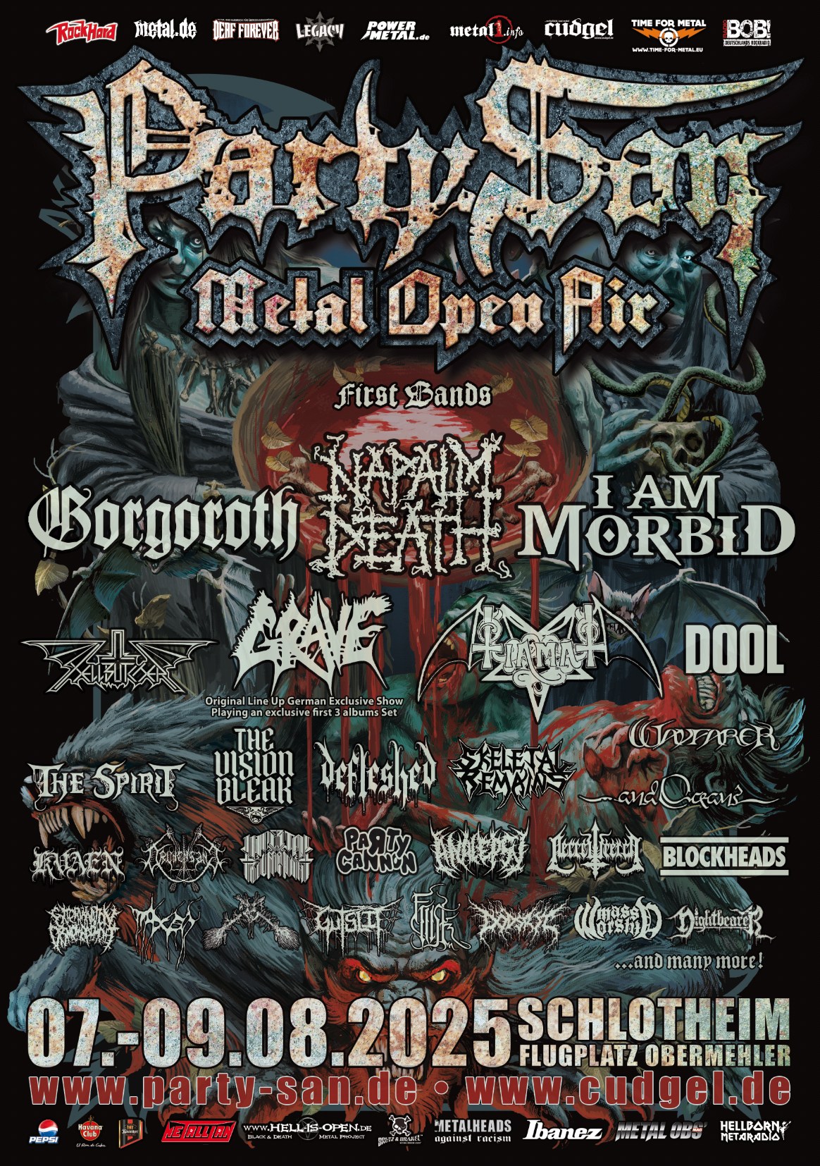 Primeras confirmaciones del Party San Metal Open Air 2025