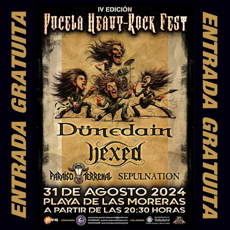 El 31 de agosto el Pucela Heavy Rock Fest