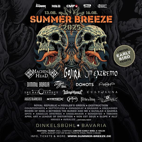 Primeras confirmaciones del Summer Breeze 2025
