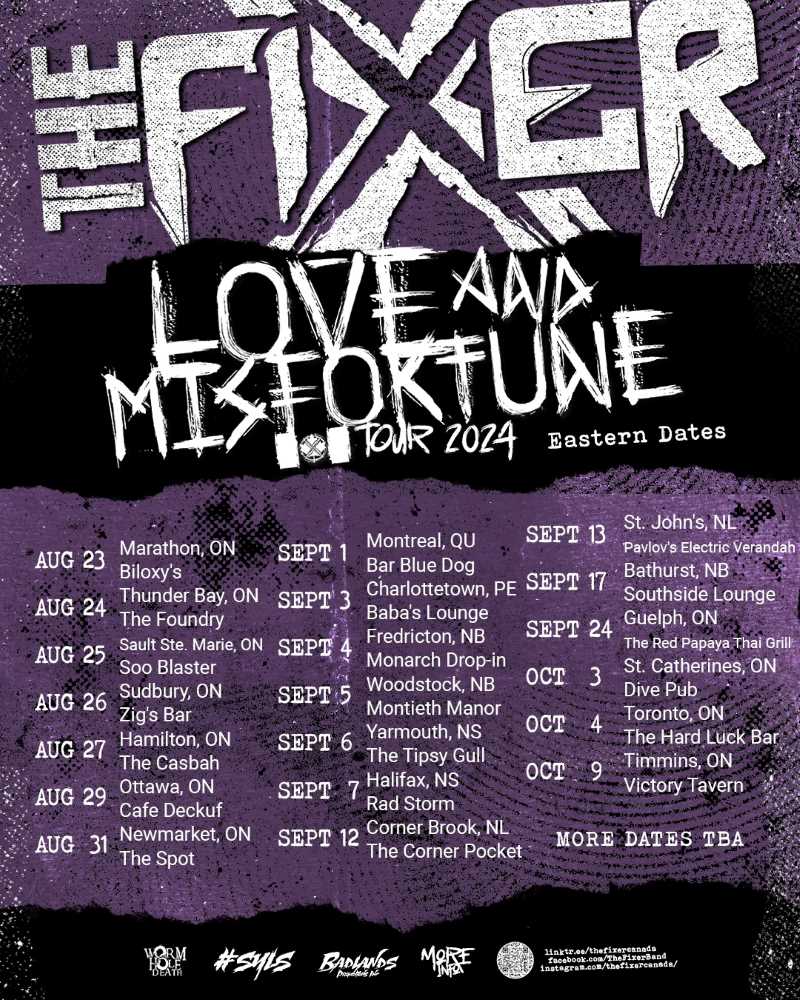 Los canadienses The Fixer presentan su «Love & Misfortune» Tour 2024