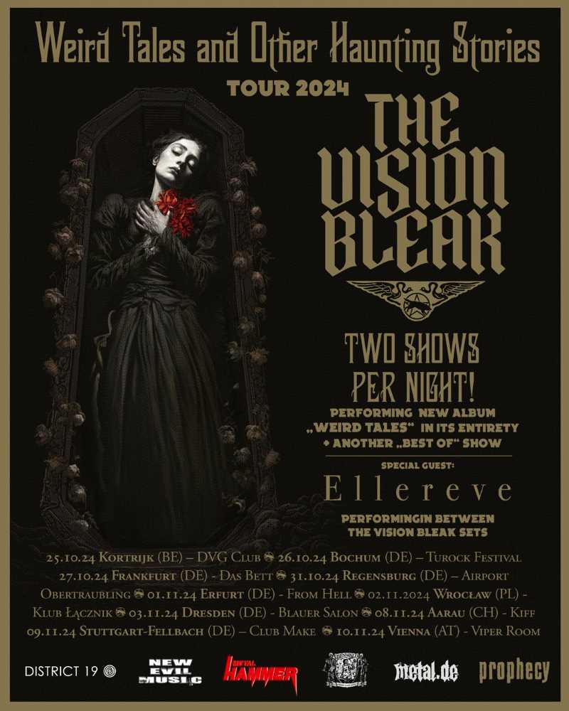 Gira europea de The Vision Bleak con Ellereve este otoño