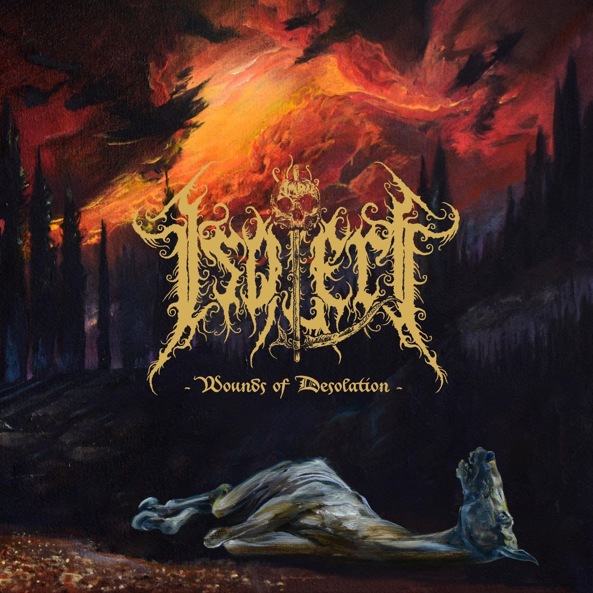 La banda griega de black metal Isolert lanzará su nuevo álbum “Wounds Of Desolation” el 13 de septiembre de 2024