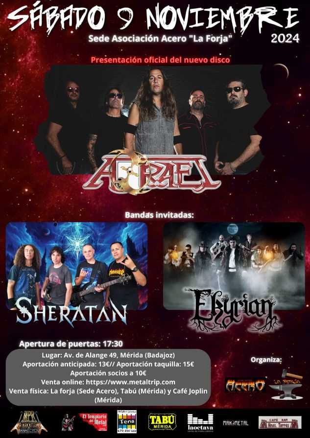 Azrael se presenta en Mérida el sábado 9 de noviembre