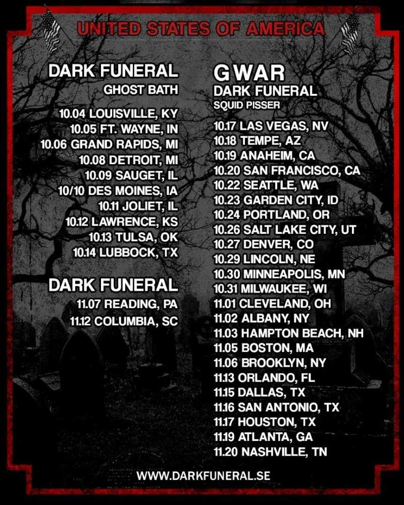 Gira norteamericana de Dark Funeral
