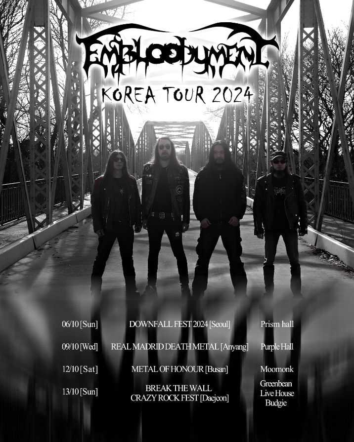 Embloodyment presentan su fechas en Corea del Sur