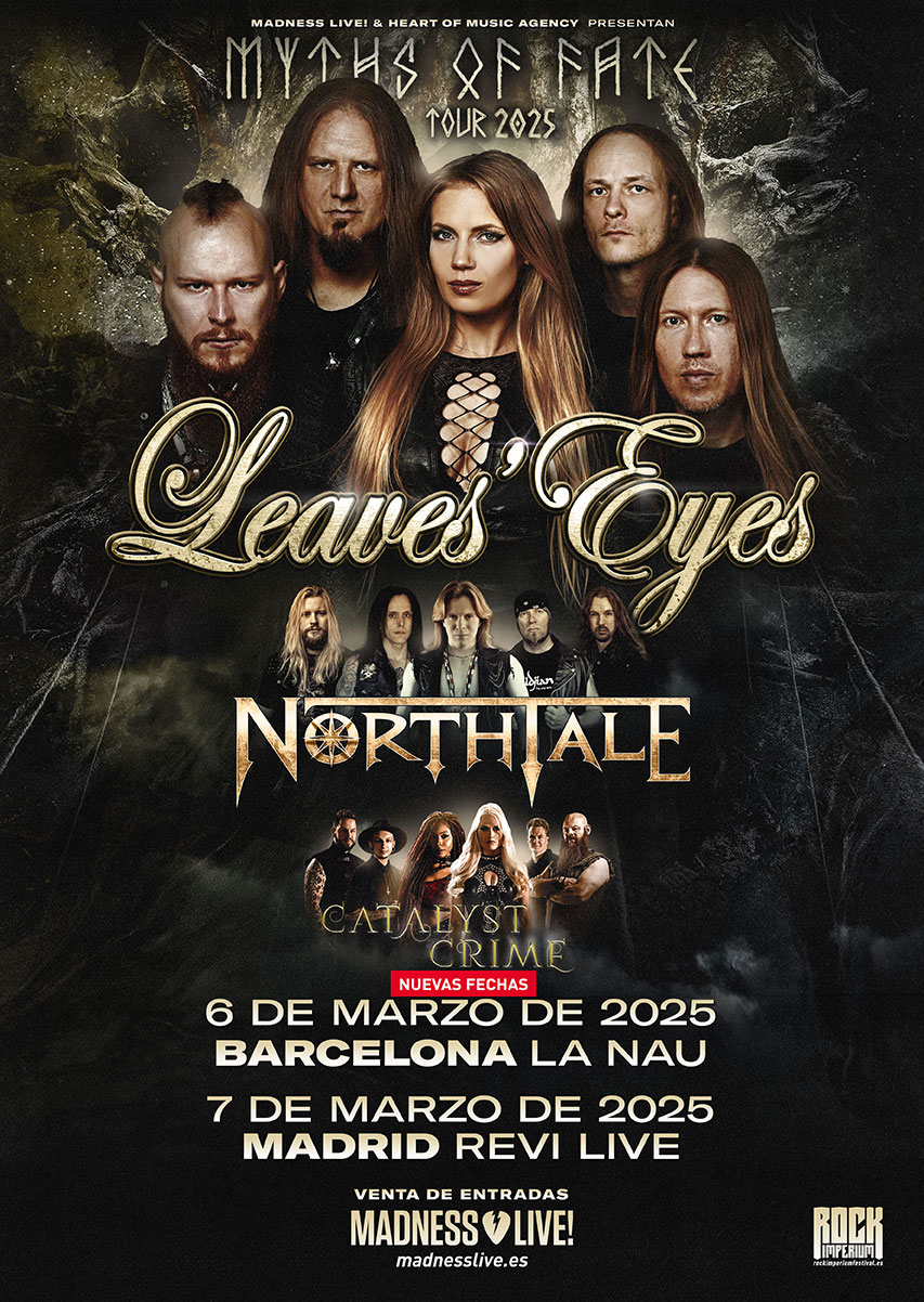 Leaves’ Eyes reubica sus fechas de 2025 en la península ibérica