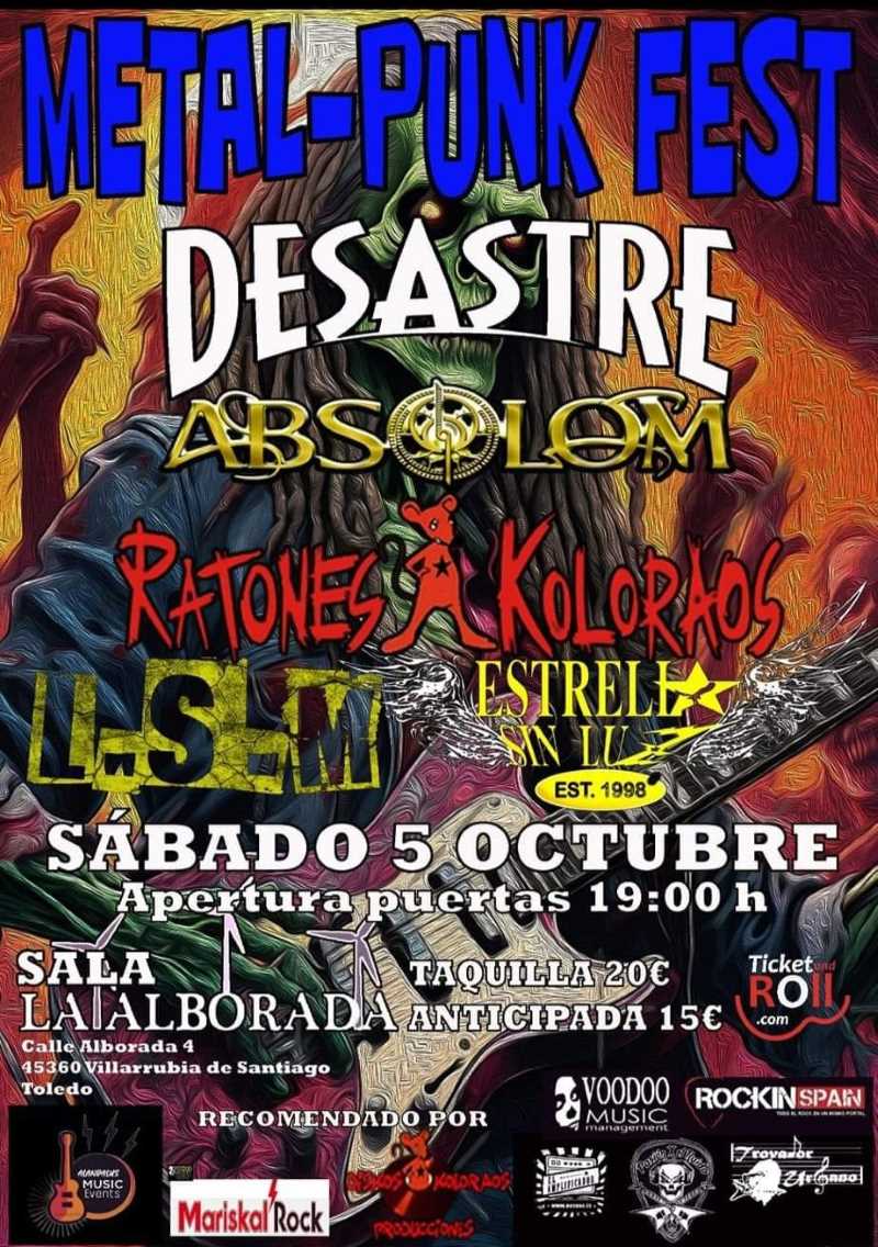 El Metal Punk Fest en Villarrubia de Santiago (Toledo) el 5 de octubre