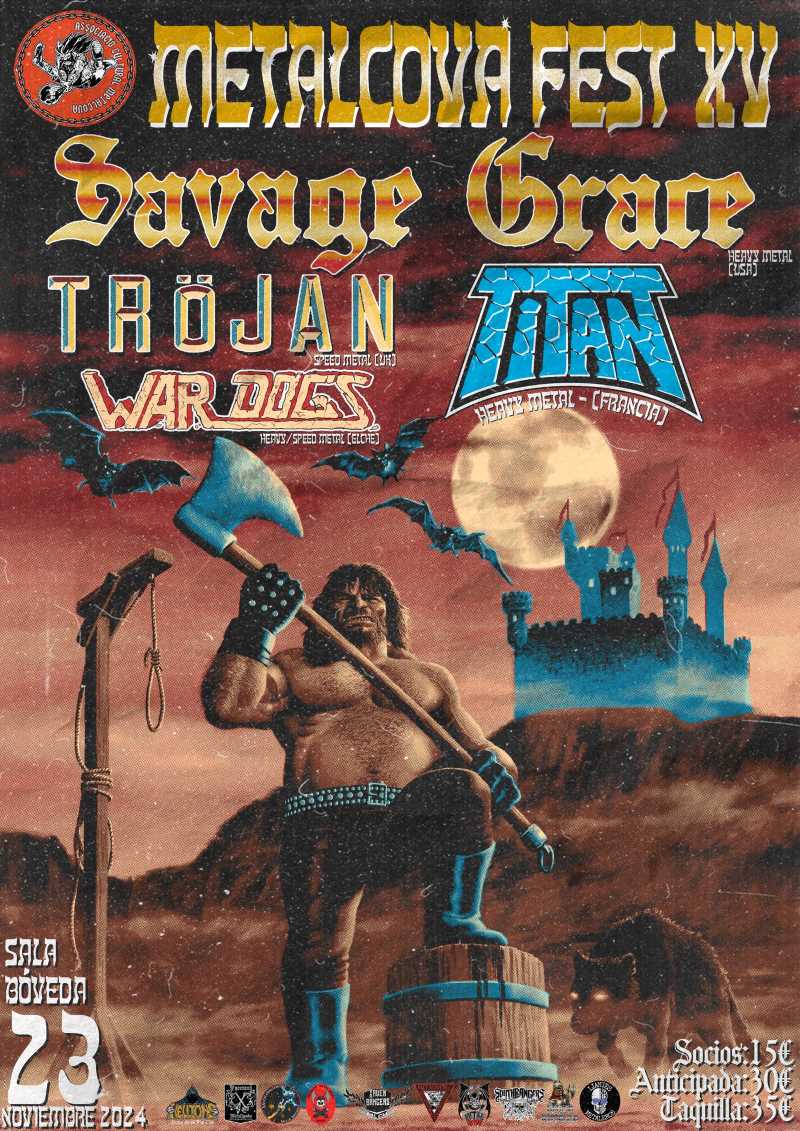 Nueva edición del Metalcova Fest de Barcelona el 23 de noviembre
