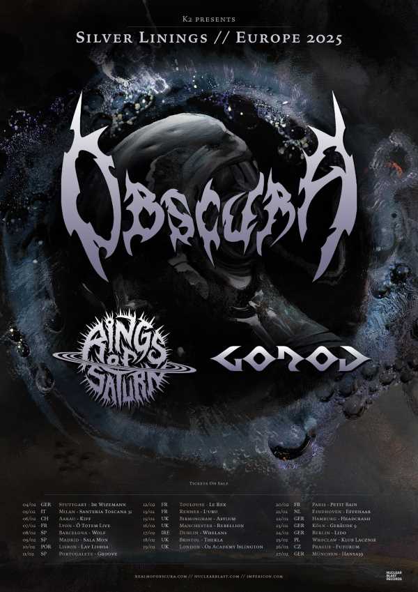 Tour europeo y nueva formación de Obscura
