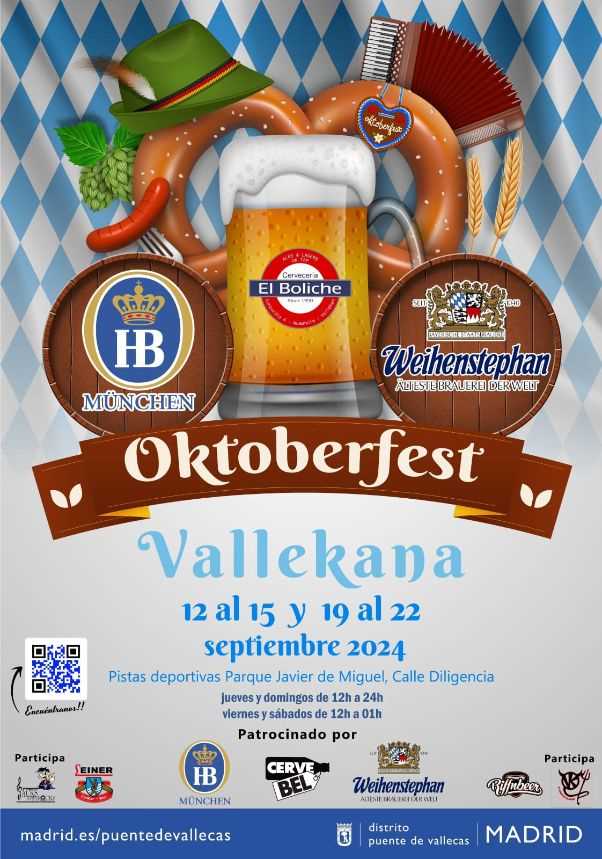 Información de la feria cervecera Oktoberfest Vallekana