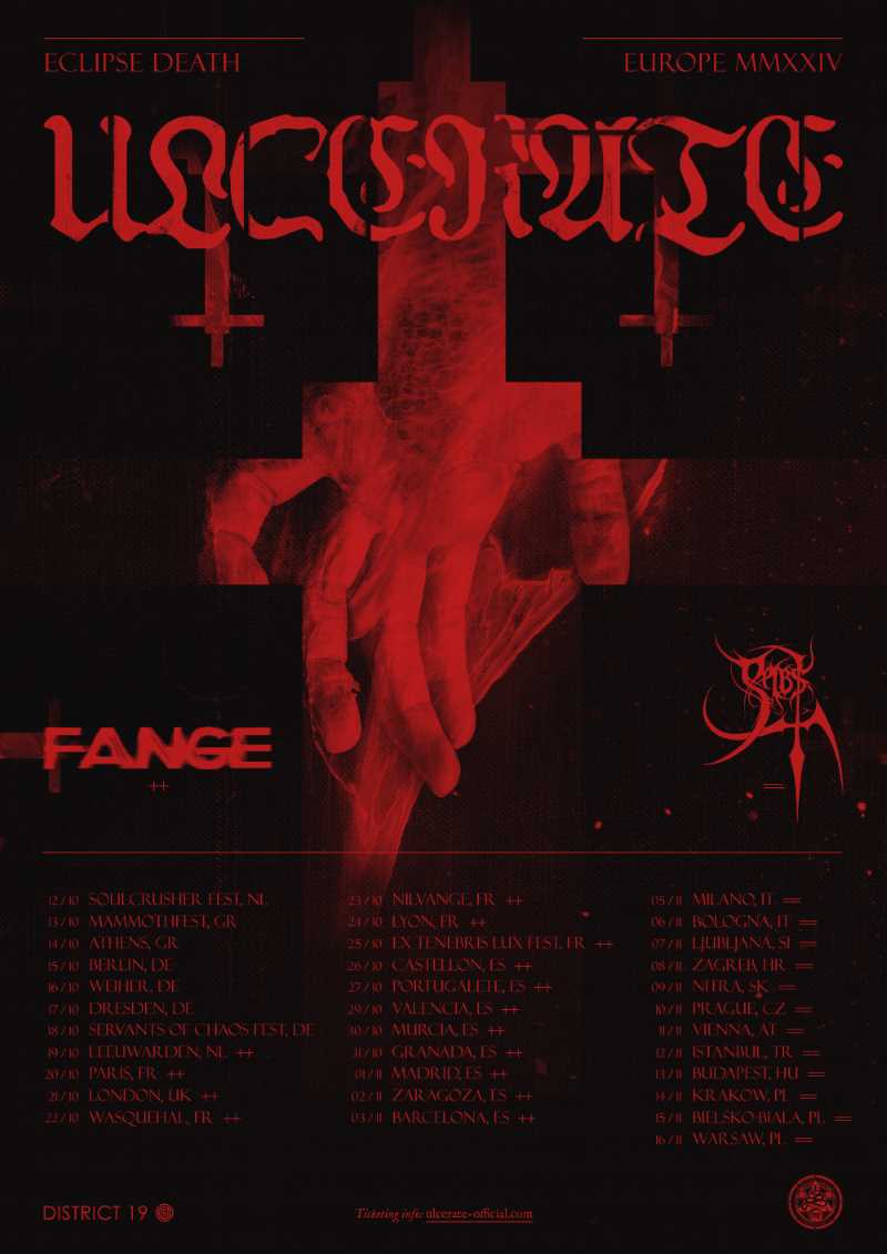 Fechas del tour europeo de Ulcerate para este otoño