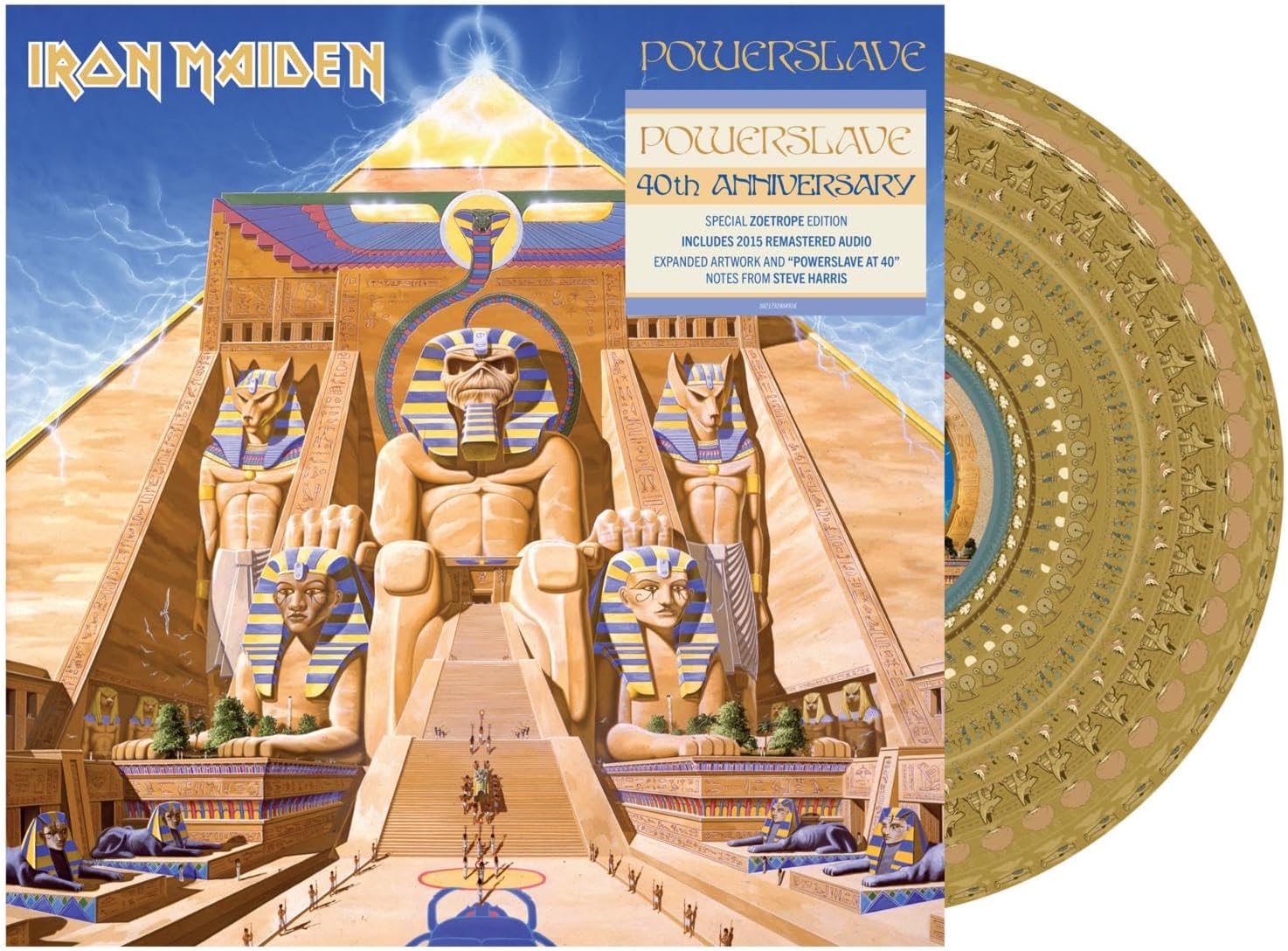 Iron Maiden lanzará reediciones en vinilo de los álbumes clásicos “Powerslave” y “Somewhere In Time” el 15 de noviembre