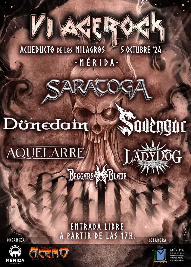 Este sábado 5 de octubre del Acerock 2024