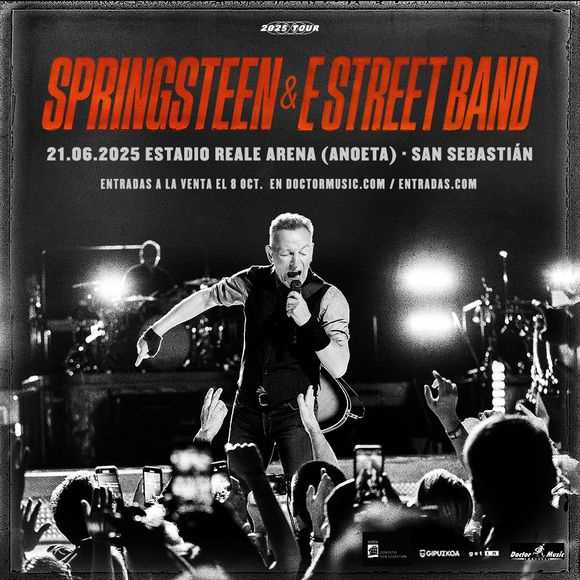 Bruce Springsteen And The E Street Band confirma concierto en San Sebastián