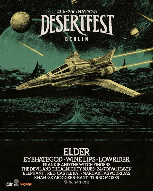 Cartel completo del Desertfest Berlin 2025