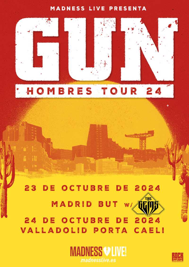 Gun en concierto en Madrid y Valladolid