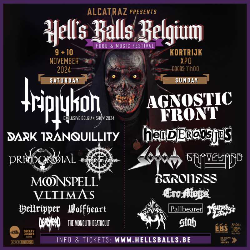 El festival Hell’s Balls Belgium 2024 confirma su cartel completo
