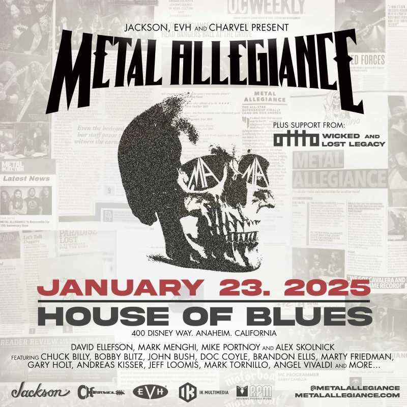 Fecha del concierto anual de Metal Allegiance en Anaheim (California)