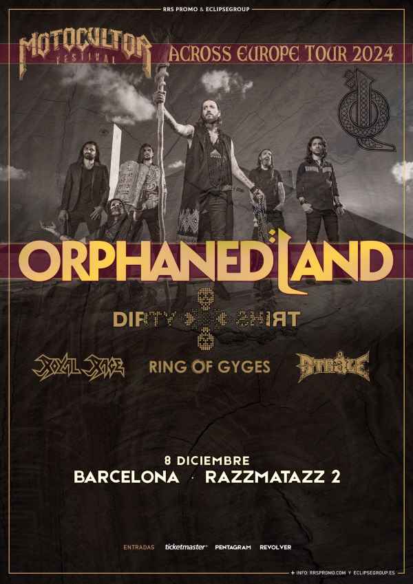 Orphaned Land en Barcelona el 8 de diciembre