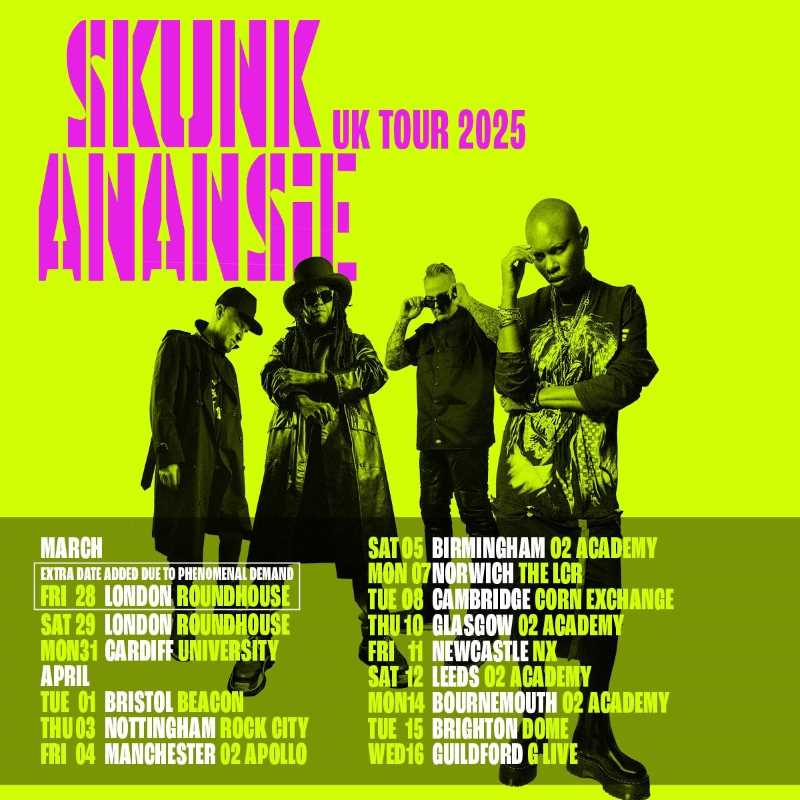 Skunk Anansie presenta su «UK Tour 2025»