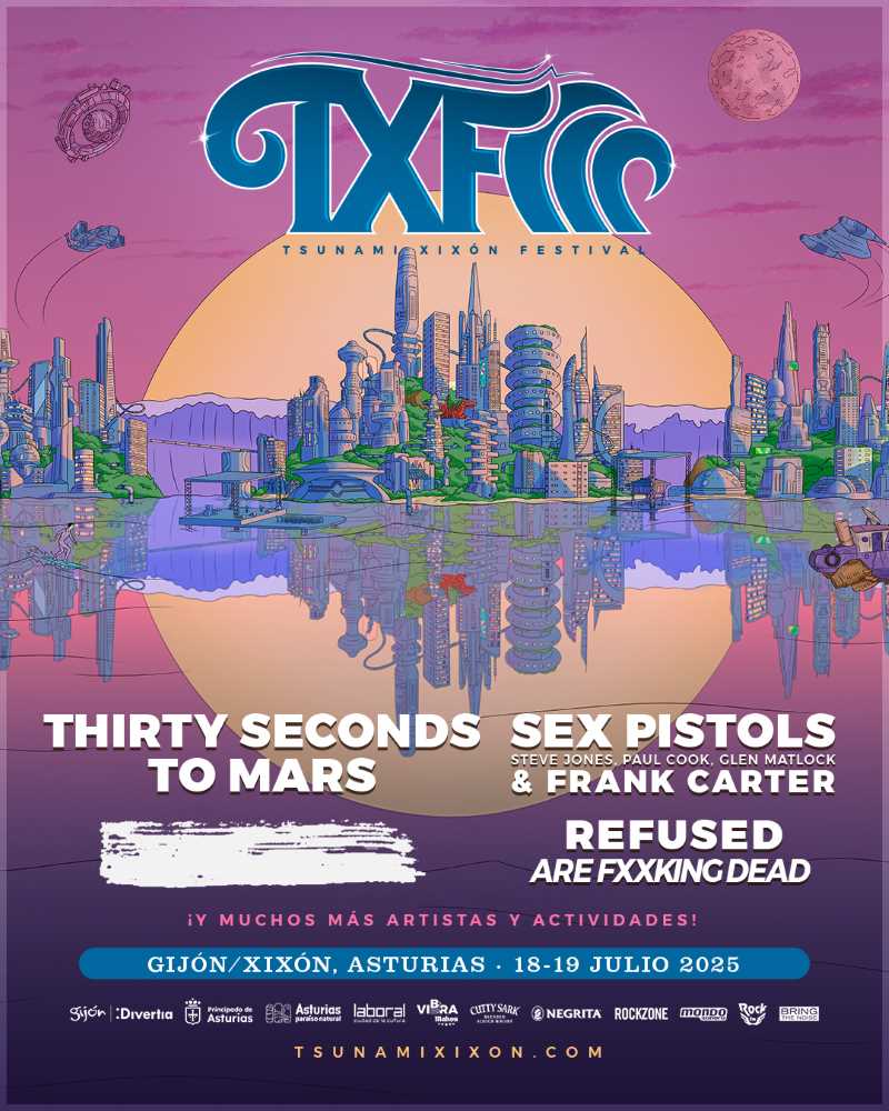 Primeras confirmaciones y más noticias del Tsunami Xixón Festival 2025
