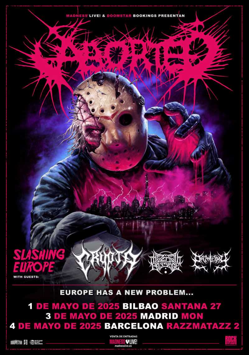 Gira en mayo de Aborted junto con Crypta