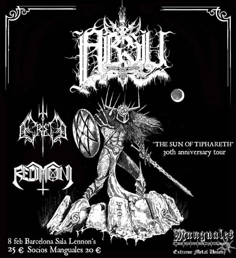 Fechas de la gira de Absu con Zemial