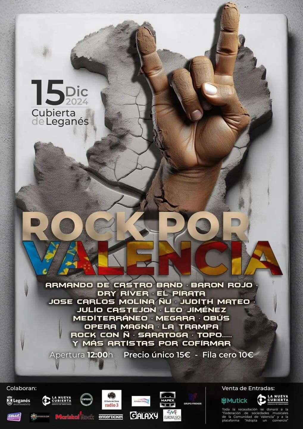 Rock por Valencia en apoyo a la catástrofe medioambiental levantina