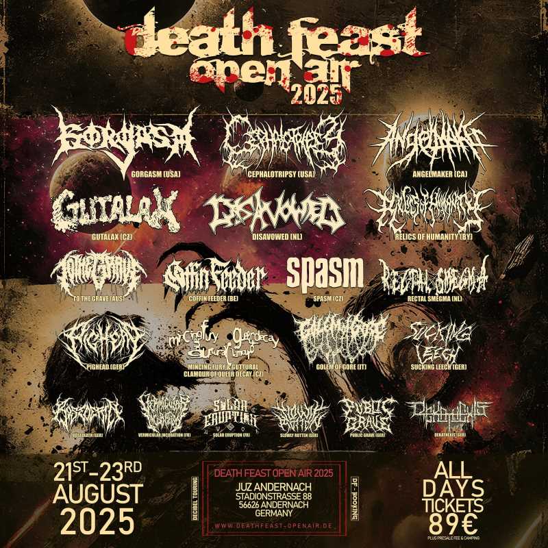 Información del Deathfeast Open Air 2025 de Alemania