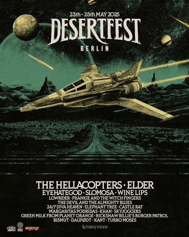 The Hellacopters y Slomosa entre las confirmaciones del Desertfest Berlin 2025