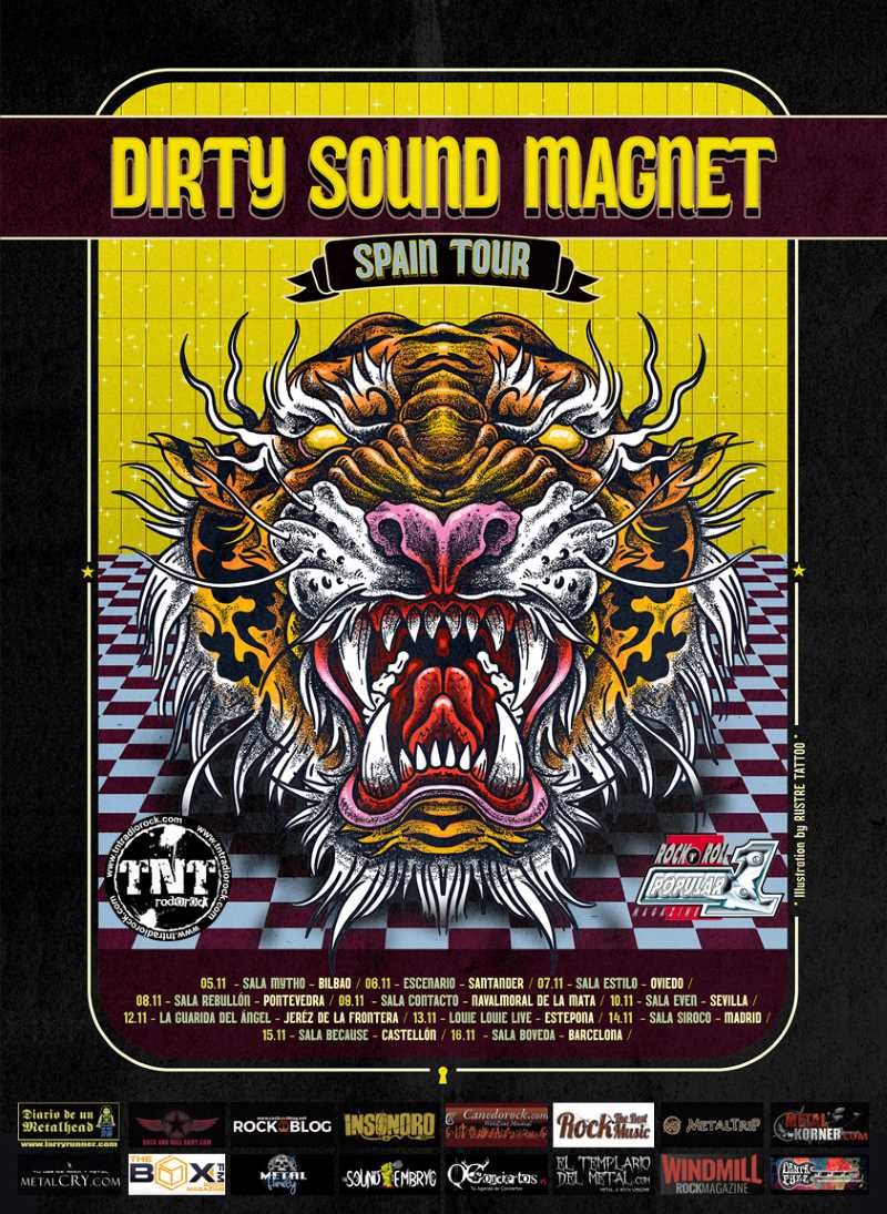 Inminente tour de los suizos Dirty Sound Magnet