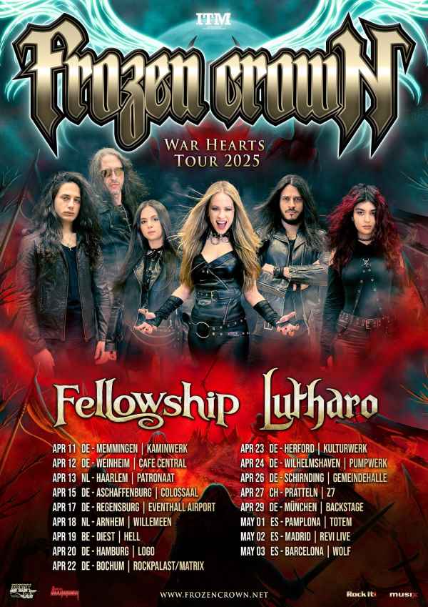 Fechas del  próximo tour europeo de Frozen Crown