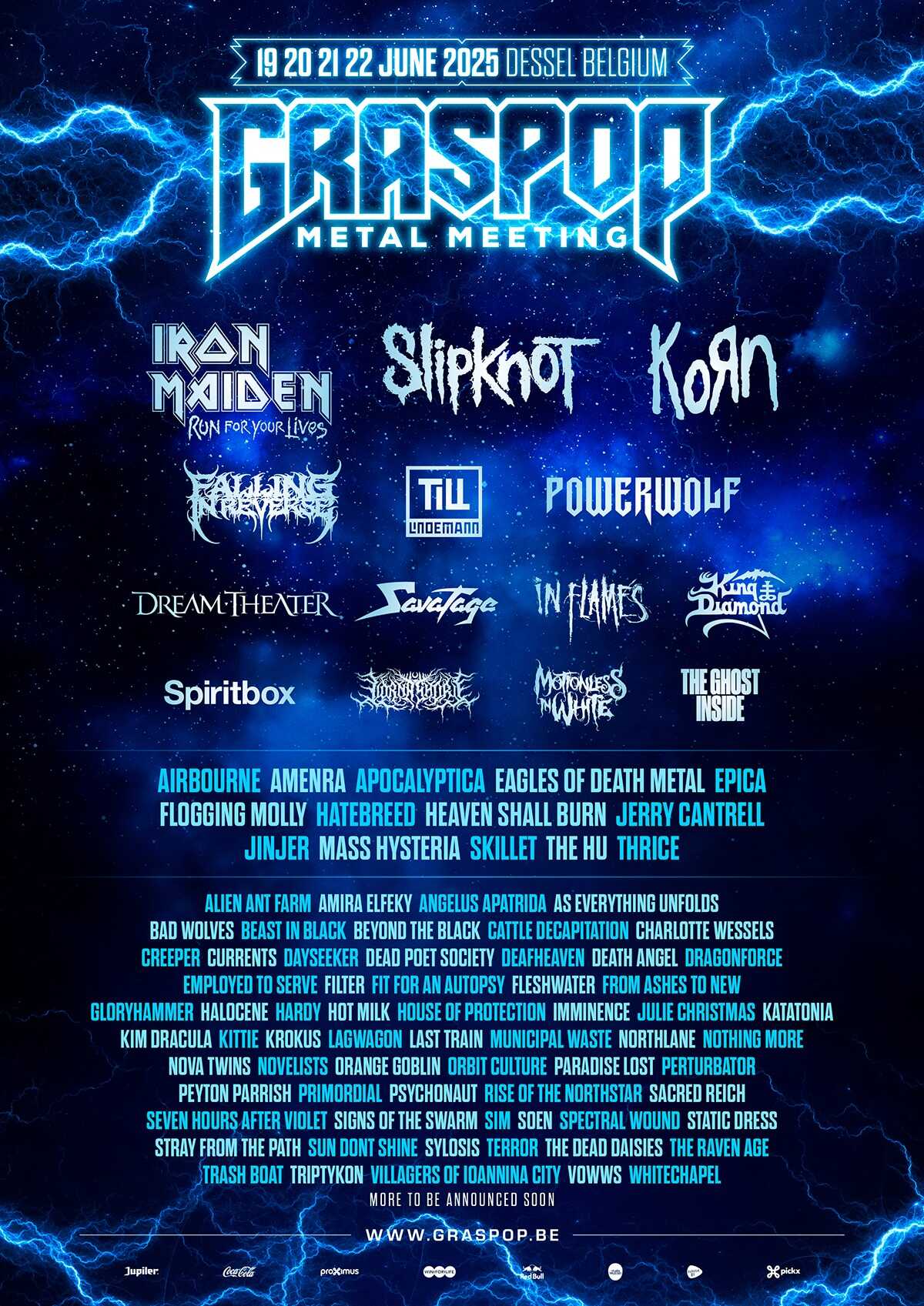 Graspop Metal Meeting anuncia 88 bandas más después de sus cinco cabezas de cartel